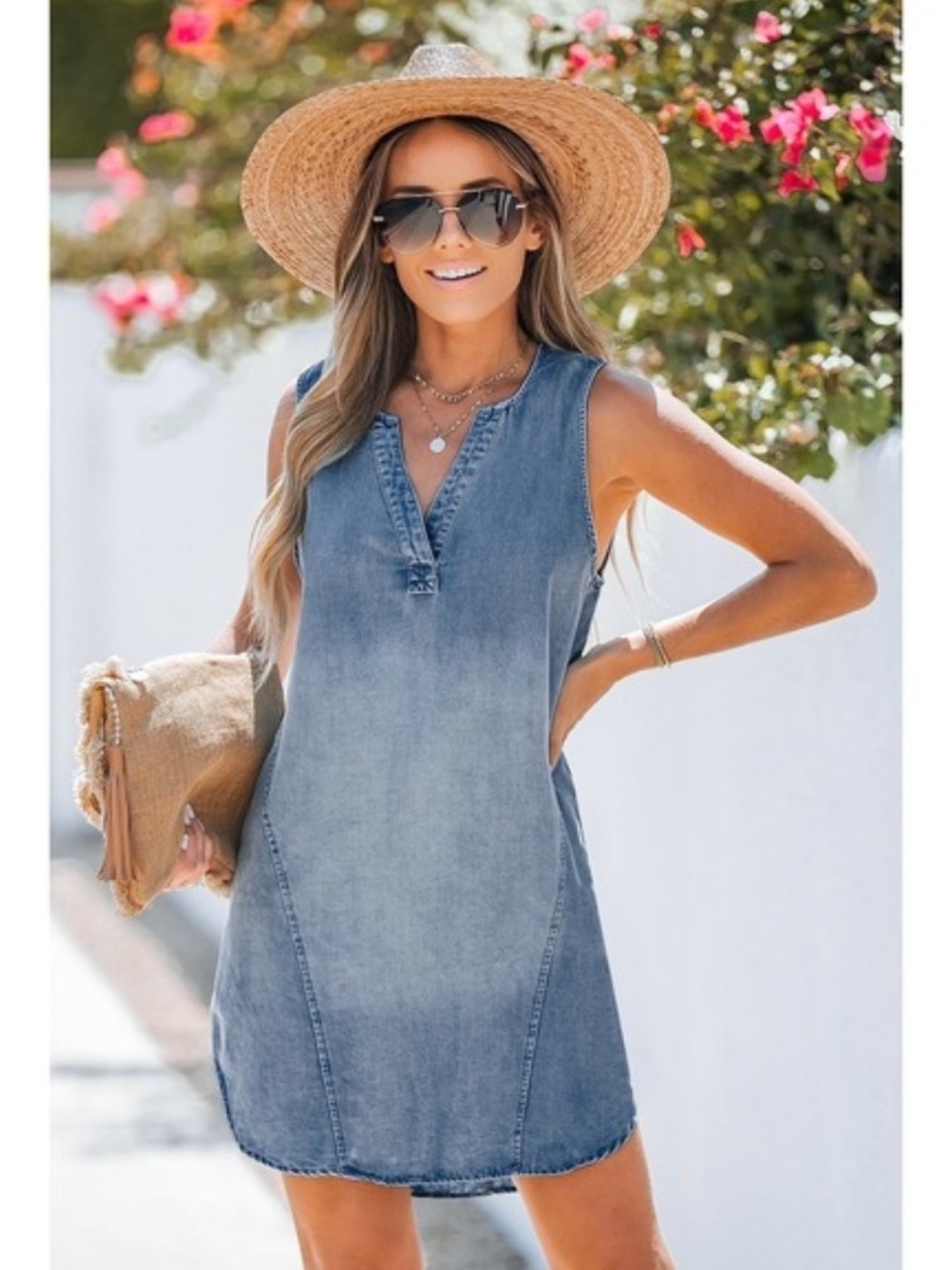 Cupshe denim dress